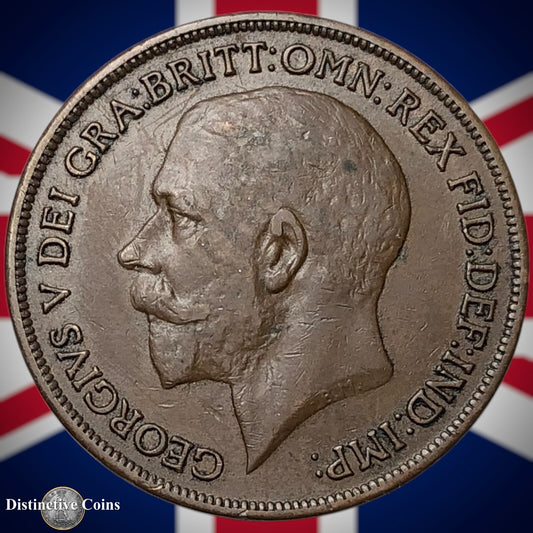 Great Britain 1919 Penny 1d GB6905