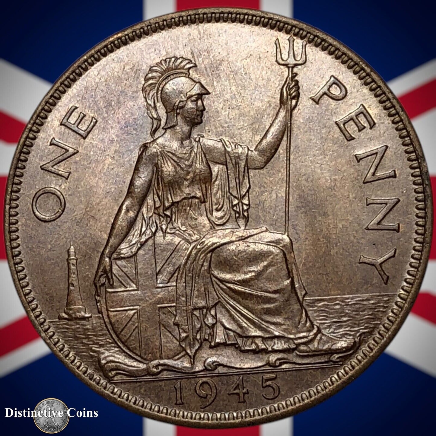 Great Britain 1945 Penny 1d GB7283