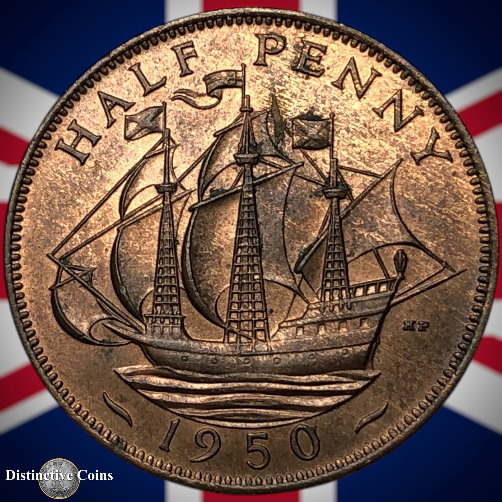 Great Britain 1950 Half Penny 1/2d GB6068