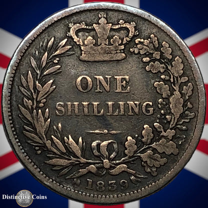 Great Britain 1839 British One Shilling GB0157