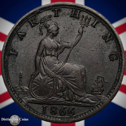 Great Britain 1866 Farthing 1/4d GB3570