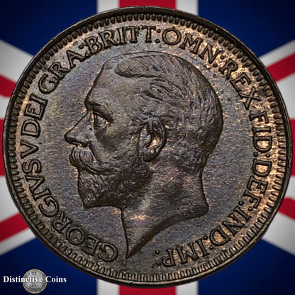 Great Britain 1929 Farthing 1/4d GB4871