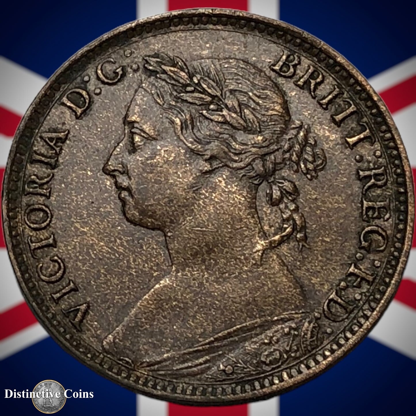 Great Britain 1884 Farthing 1/4d GB4087