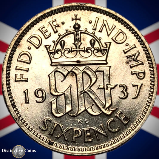 Great Britain 1937 Six Pence GB1714