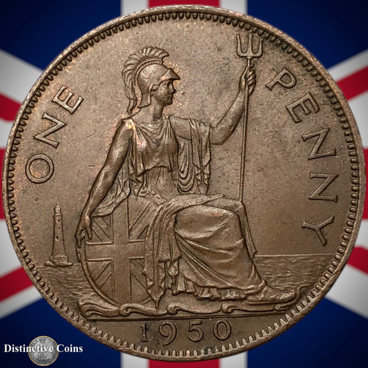 Great Britain 1950 Penny 1d GB7314