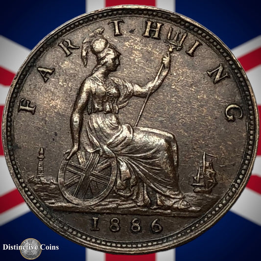 Great Britain 1886 Farthing 1/4d GB4207