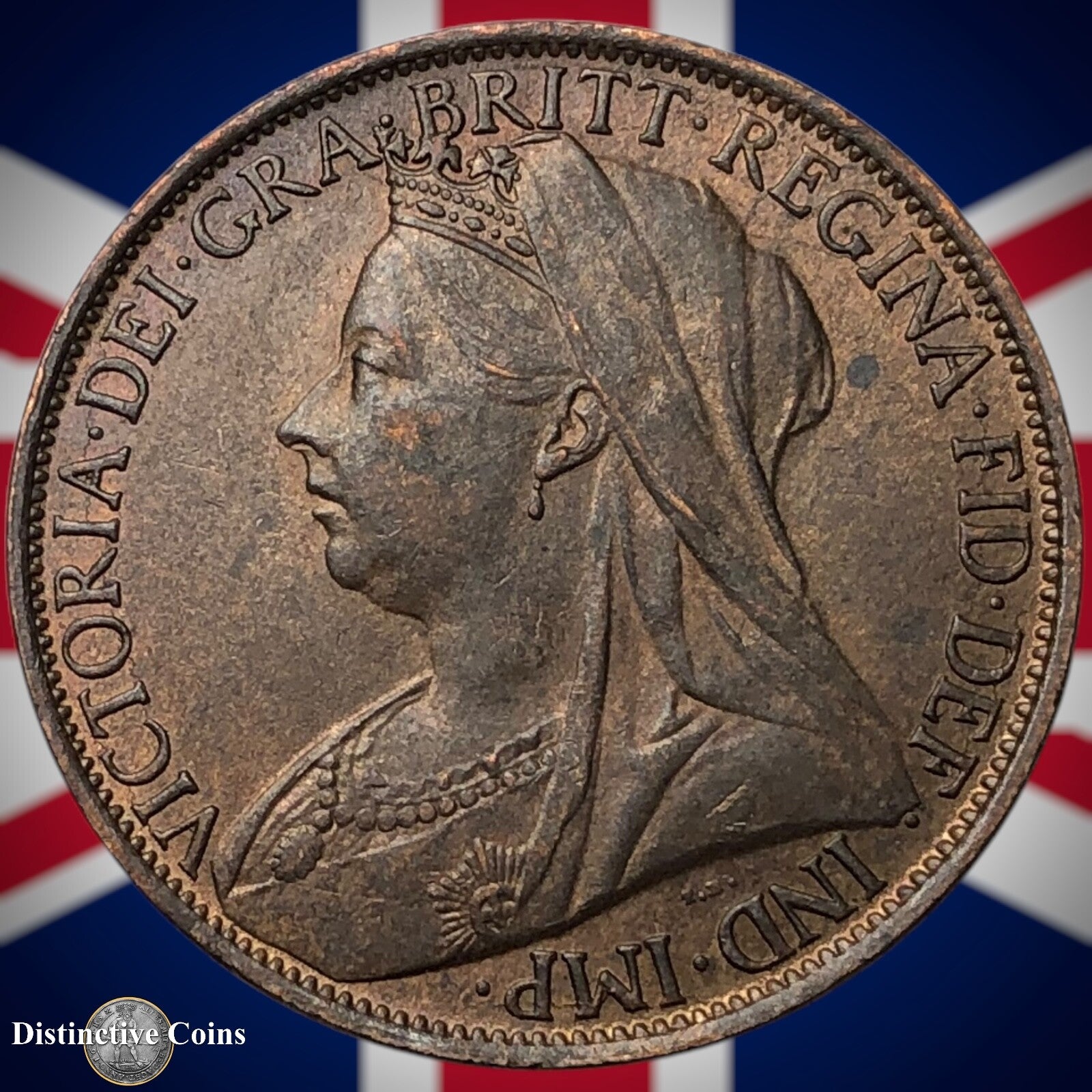Great Britain 1901 Penny 1d GB6652