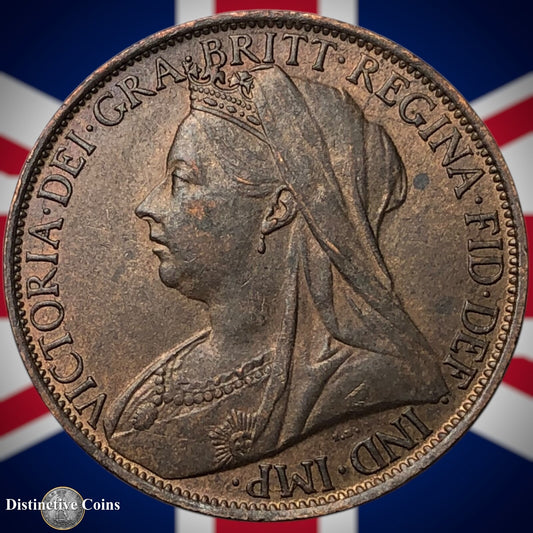 Great Britain 1901 Penny 1d GB6652