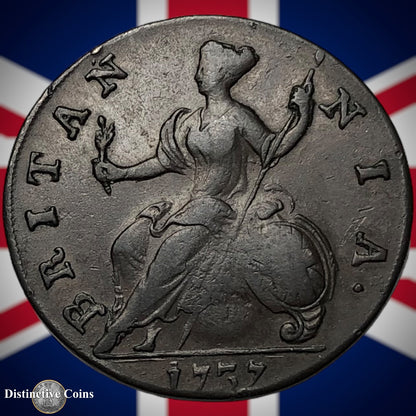 Great Britain 1737 Half Penny 1/2d GB5069