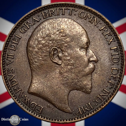 Great Britain 1907 Farthing 1/4d GB4607