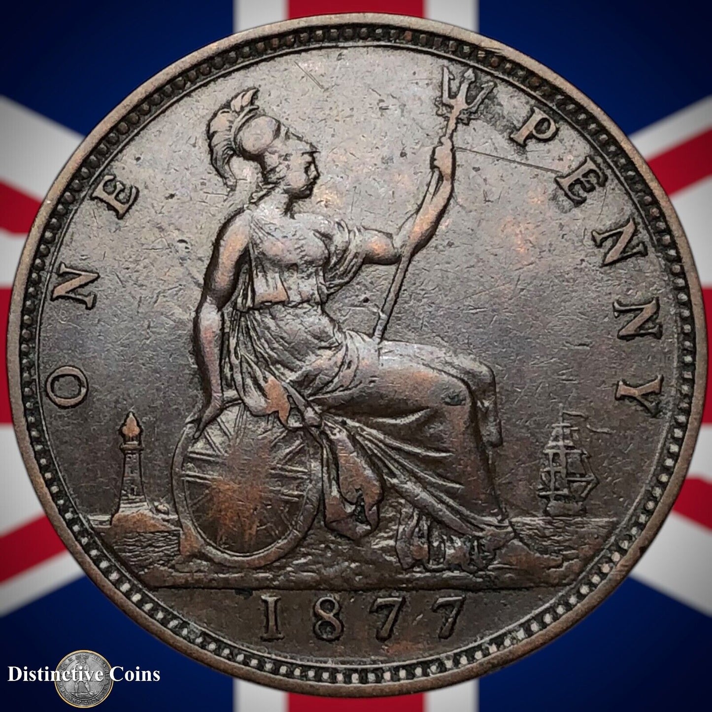 Great Britain 1877 Penny 1d GB6394