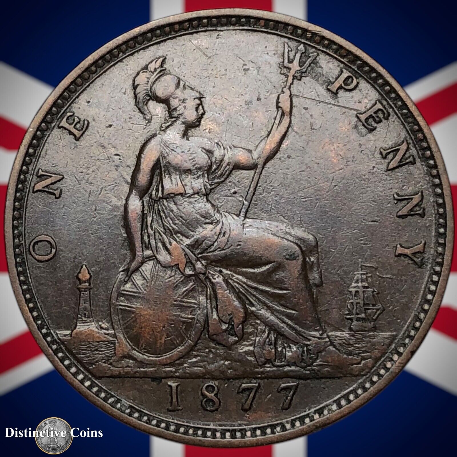 Great Britain 1877 Penny 1d GB6394
