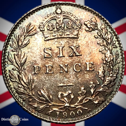 Great Britain 1900 Six Pence GB1486