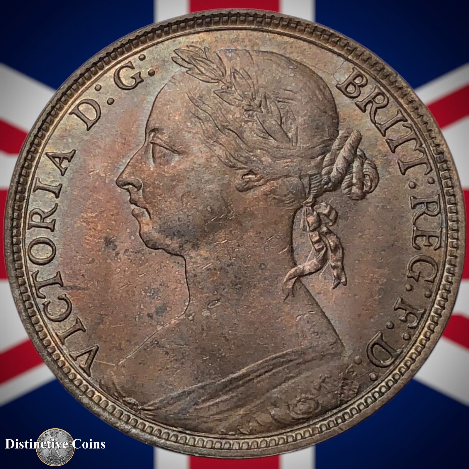 Great Britain 1890 Penny 1d GB6529