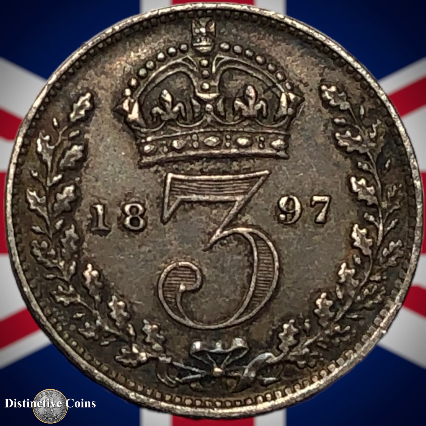 Great Britain 1897 Three Pence GB2042