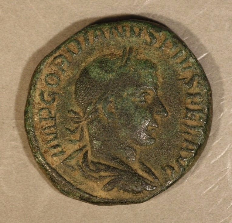 Gordian III 238-244 AD Sestertius Ancient Rome Coin  