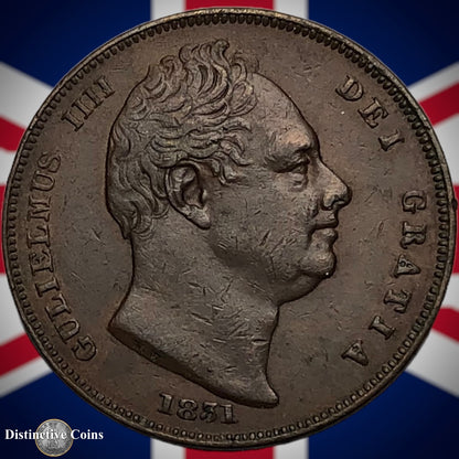 Great Britain 1831 Farthing 1/4d GB3361