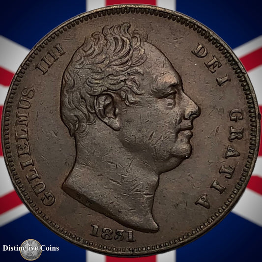 Great Britain 1831 Farthing 1/4d GB3361