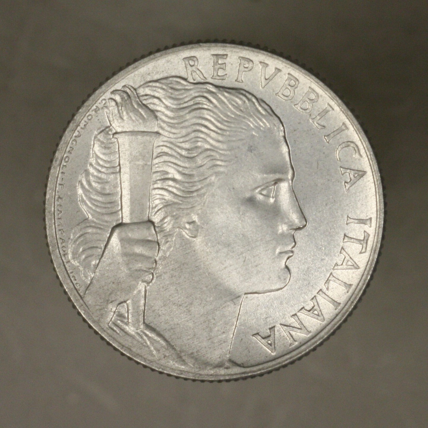 Italy 1949 5 Lire gem unc