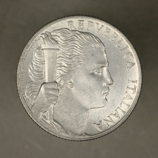 Italy 1949 5 Lire gem unc