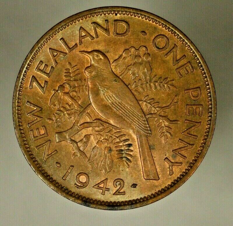 New Zealand Penny 1942  AU   A1218