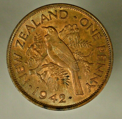 New Zealand Penny 1942  AU   A1218