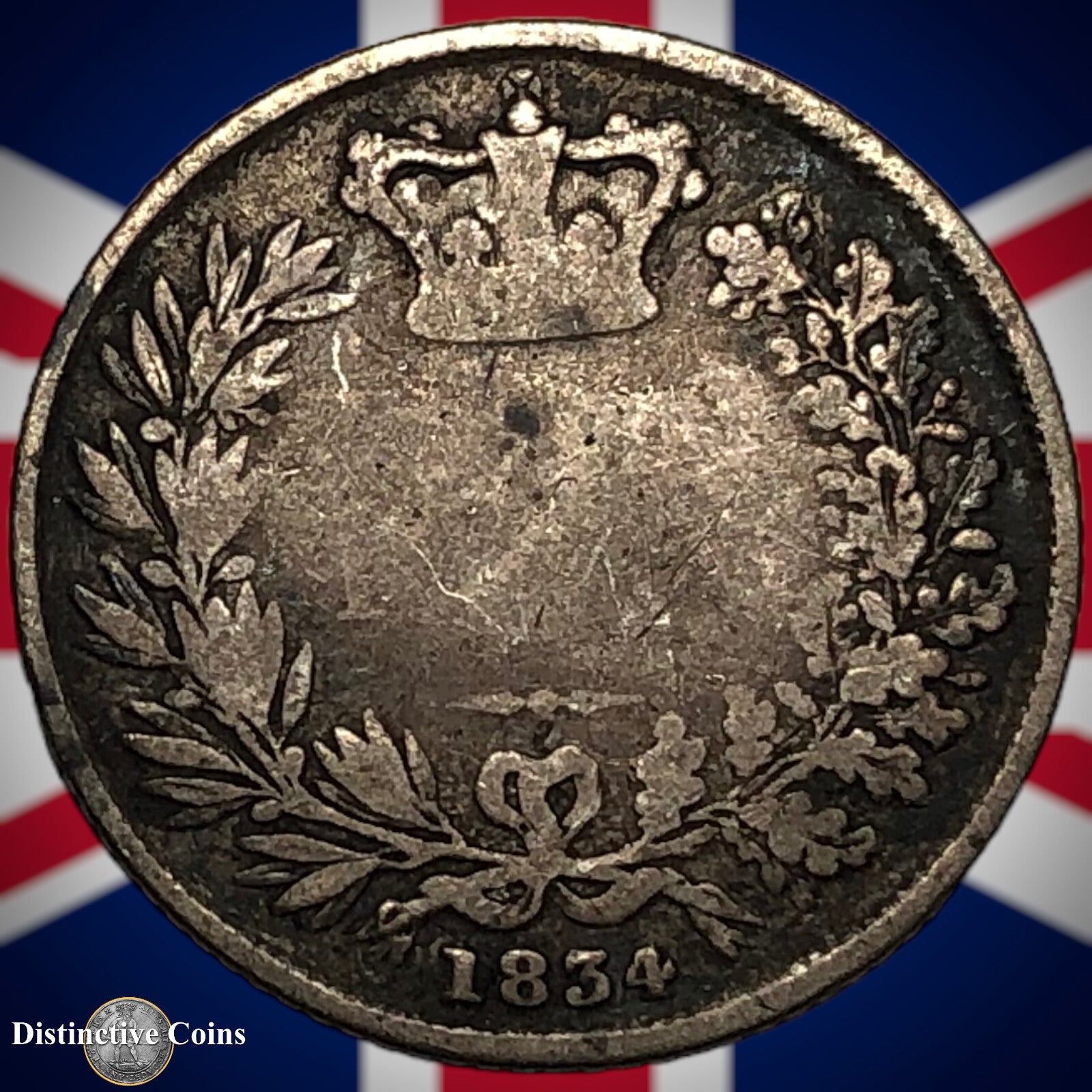 Great Britain 1834 Six Pence GB2552