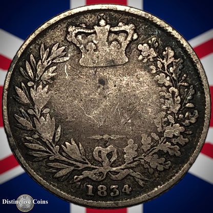 Great Britain 1834 Six Pence GB2552