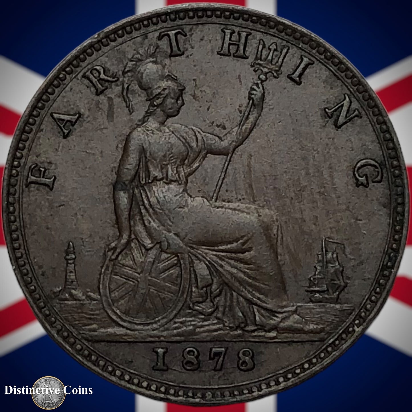 Great Britain 1878 Farthing 1/4d GB3800