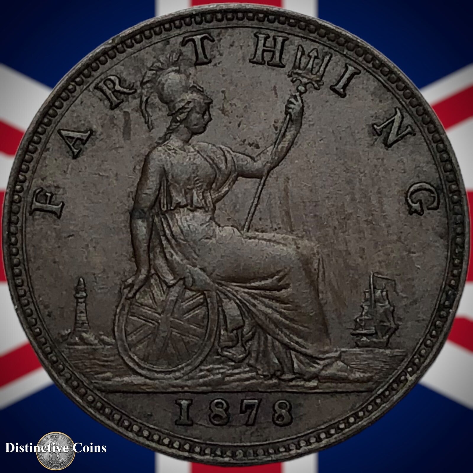 Great Britain 1878 Farthing 1/4d GB3800