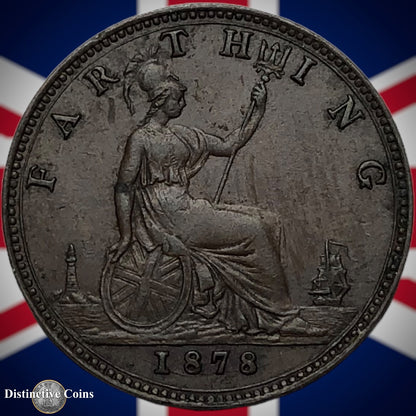 Great Britain 1878 Farthing 1/4d GB3800