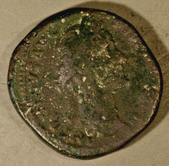 ANCIENT ROME Antoninus Pius 138-161 AD Bronze Denarius ROME MINT   #B202