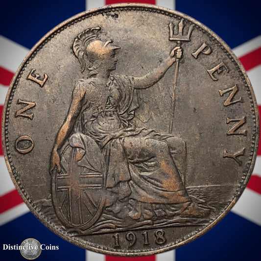Great Britain 1918 Penny 1d GB6867