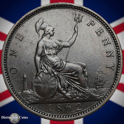 Great Britain 1862 Penny 1d GB6236