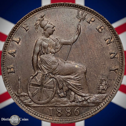 Great Britain 1886 Half Penny 1/2d GB5600
