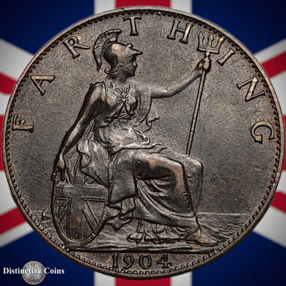 Great Britain 1904 Farthing 1/4d GB4564