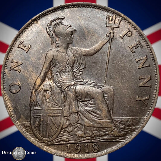 Great Britain 1918 Penny 1d GB6859