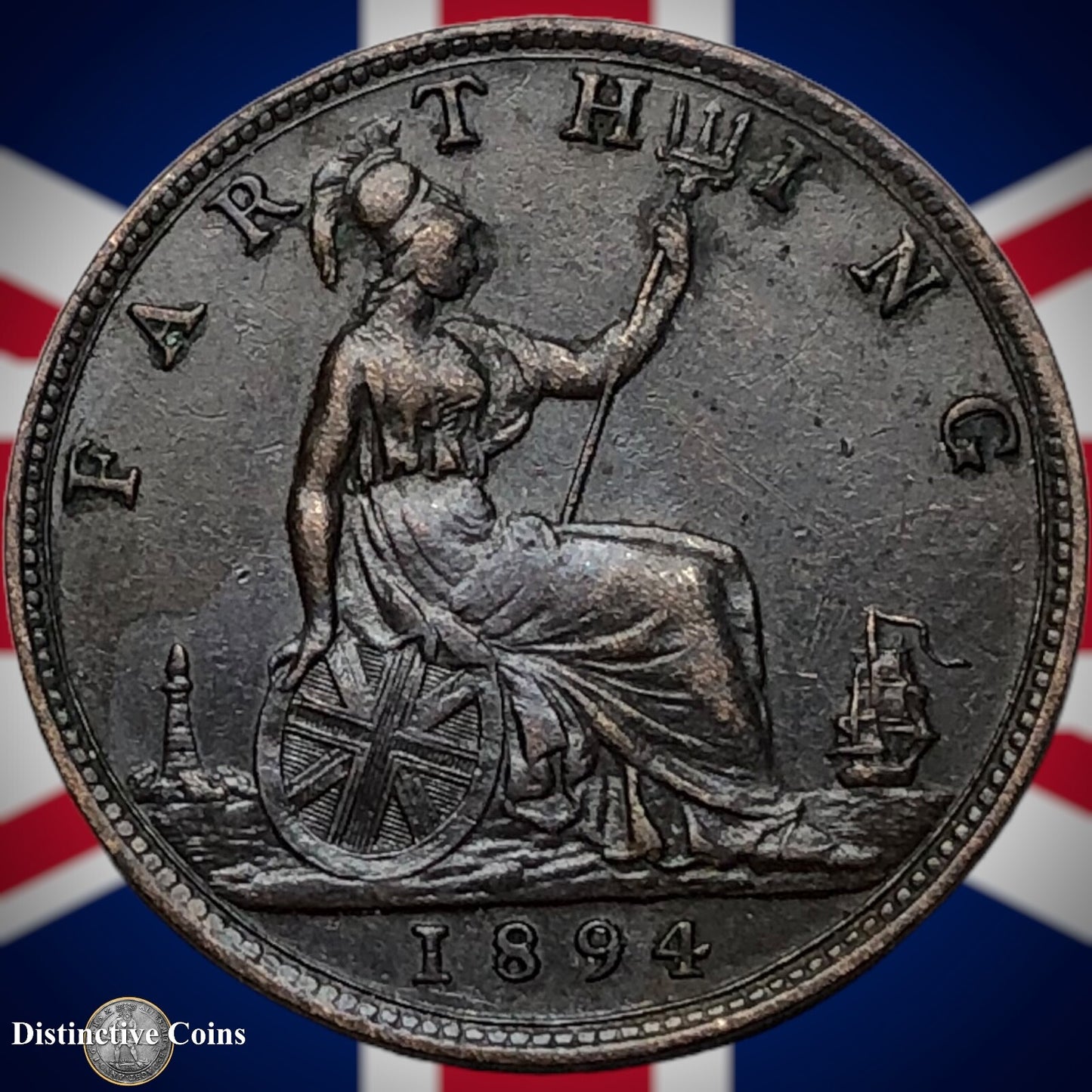 Great Britain 1894 Farthing 1/4d GB4376