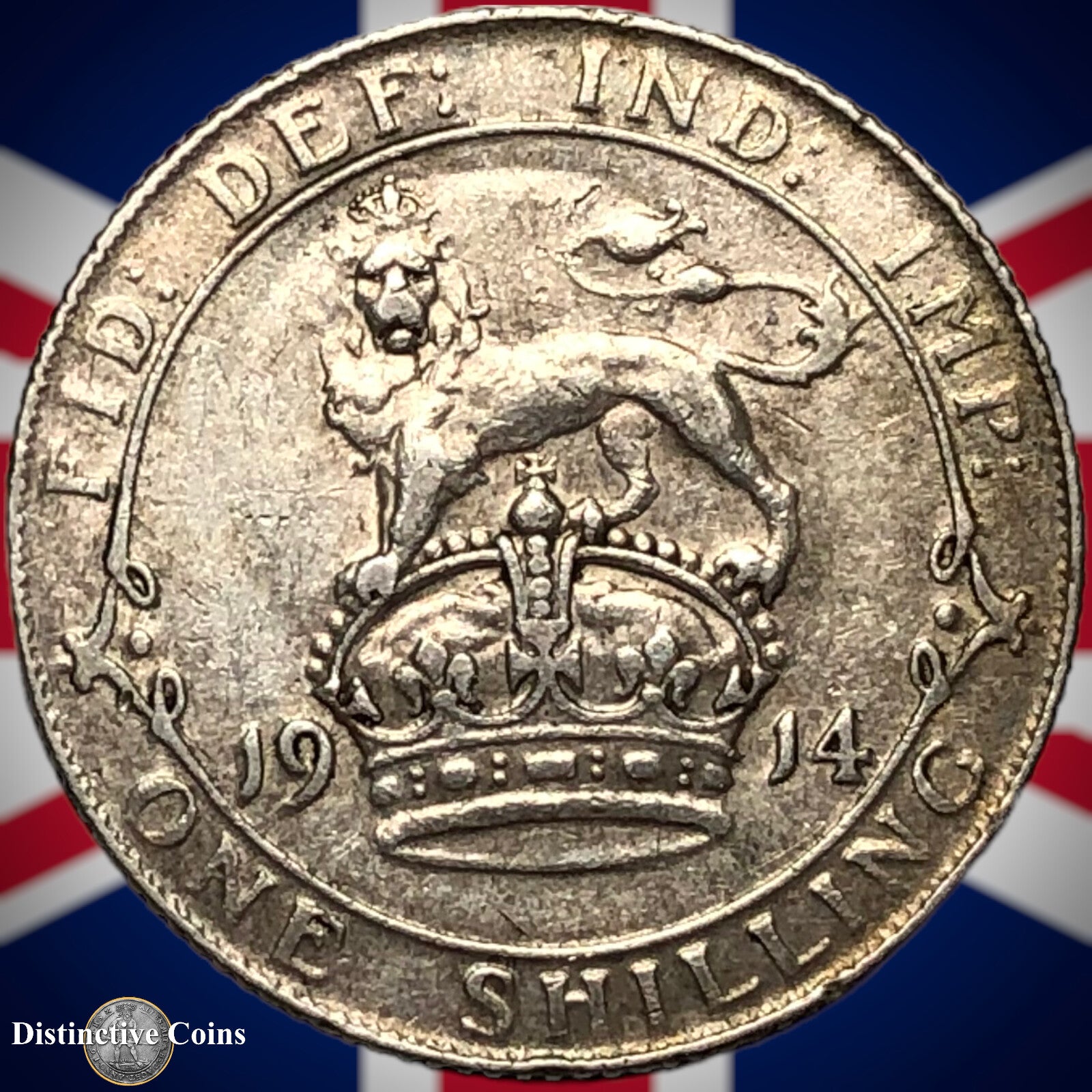 Great Britain 1914 One Shilling GB0930