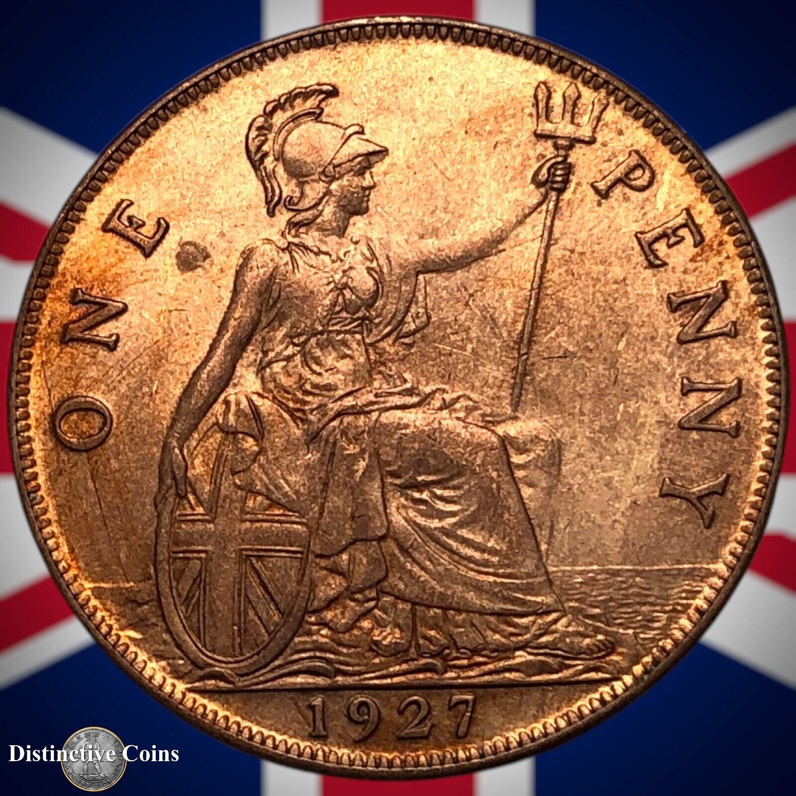 Great Britain 1927 Penny 1d GB7045