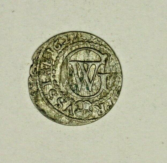 Germany Brandenburg Silver Solidus 1627  VF+    A1400