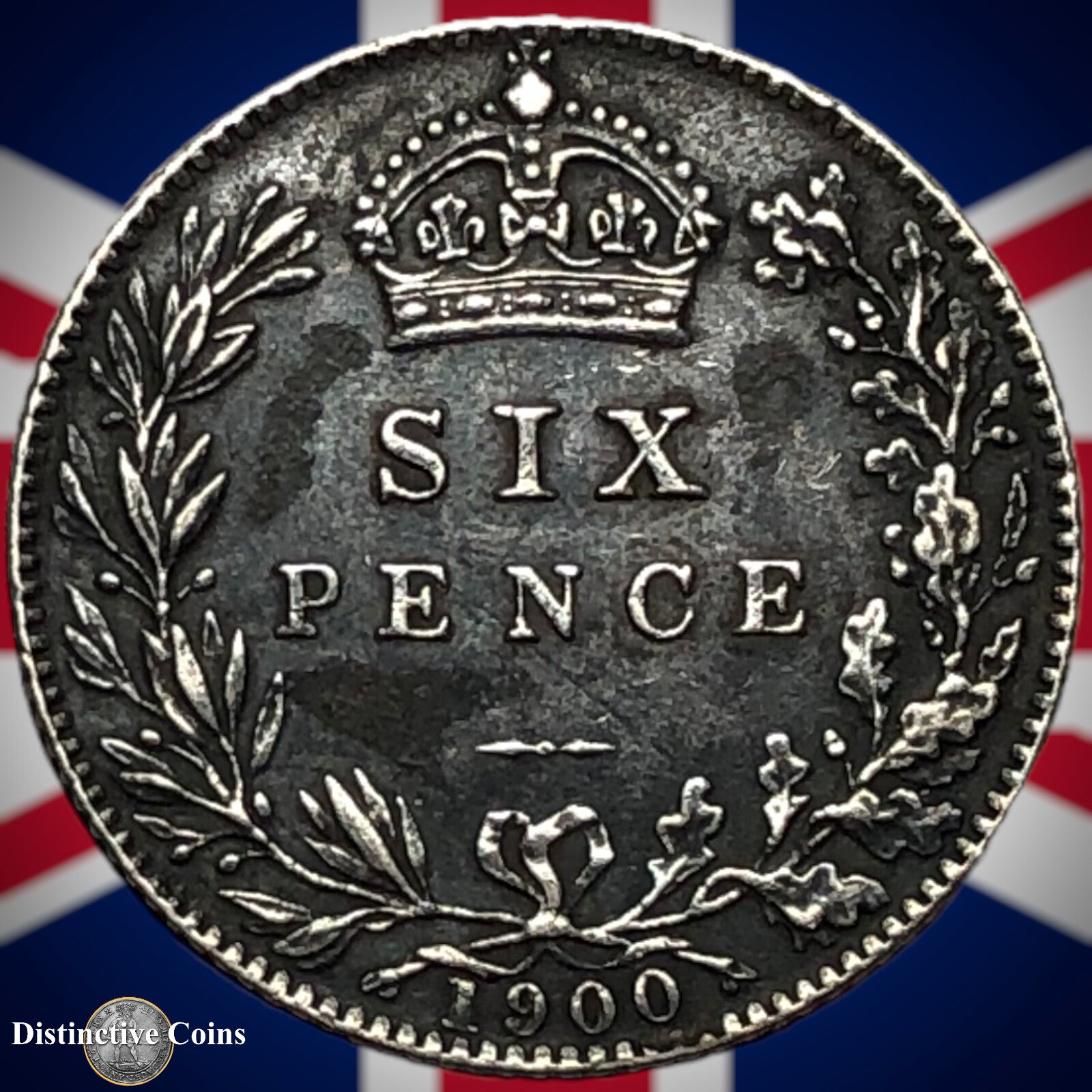 Great Britain 1900 Six Pence GB1477