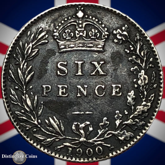 Great Britain 1900 Six Pence GB1477