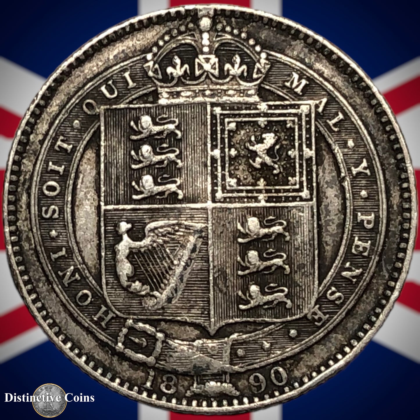 Great Britain 1890 British One Shilling GB0561