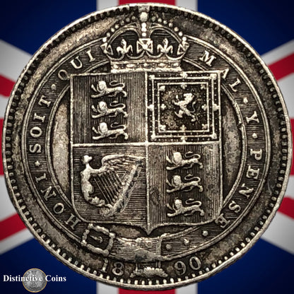 Great Britain 1890 British One Shilling GB0561