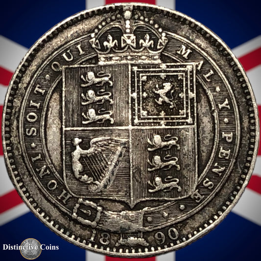 Great Britain 1890 British One Shilling GB0561