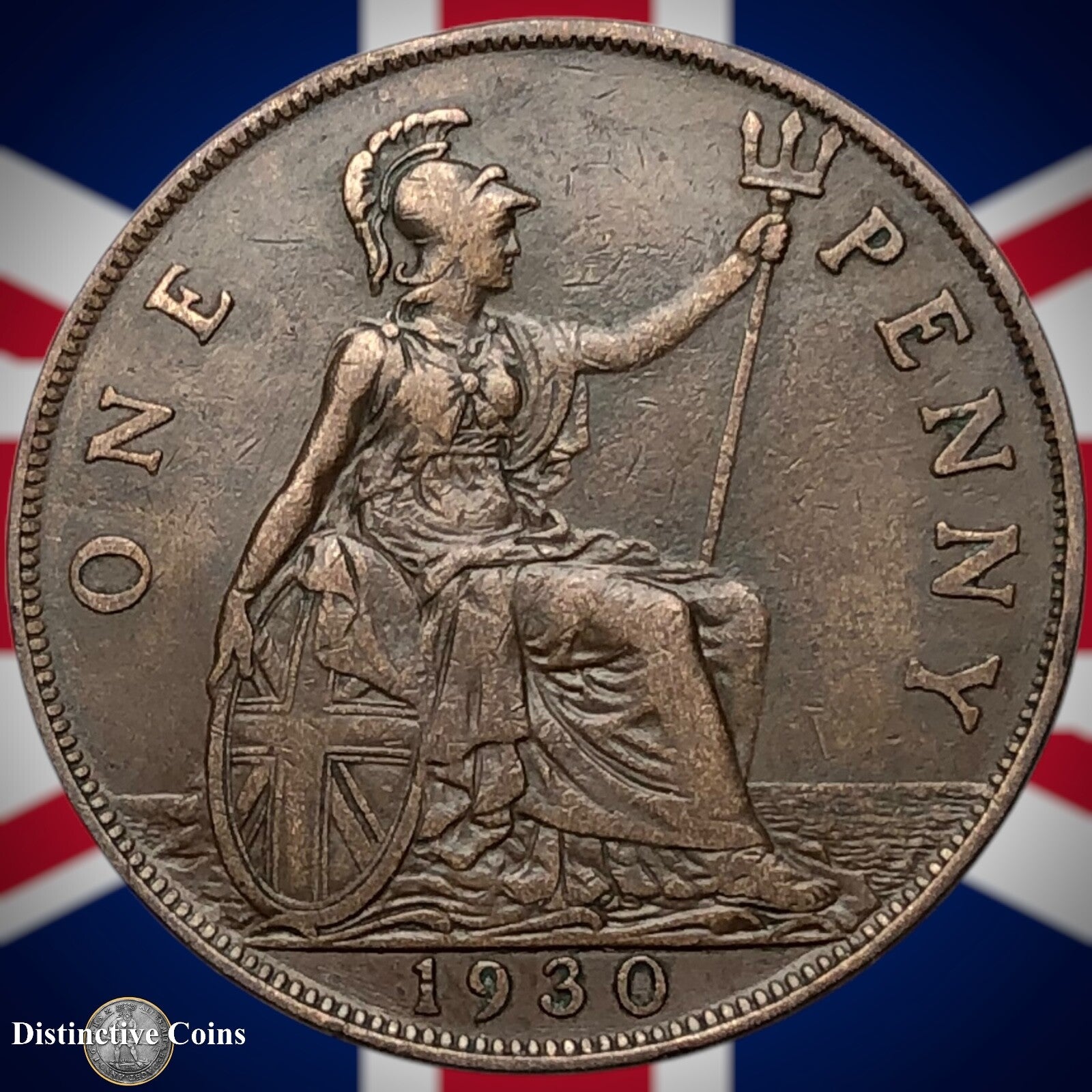 Great Britain 1930 Penny 1d GB7104
