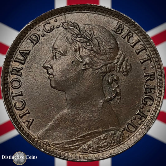 Great Britain 1890 Farthing 1/4d GB4284