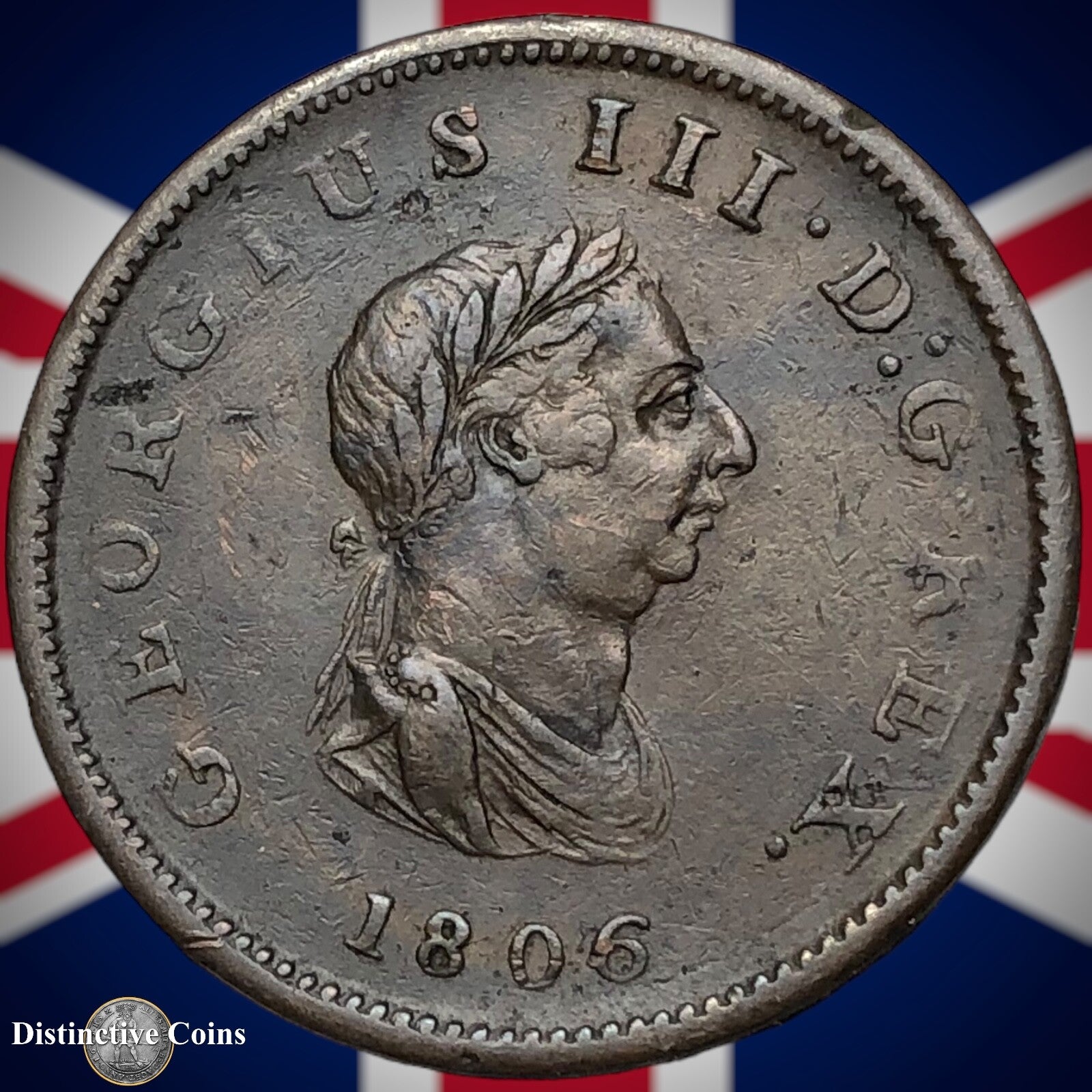 Great Britain 1806 Half Penny 1/2d GB5170