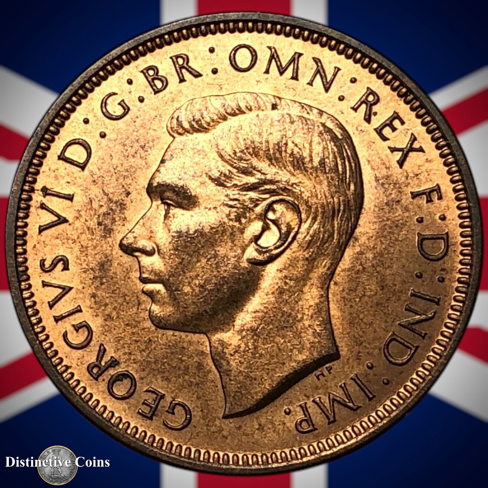 Great Britain 1938 Half Penny 1/2d GB6016